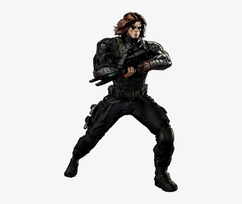 Winter Soldier Hero Portrait Art - Winter Soldier Marvel Png, transparent png download
