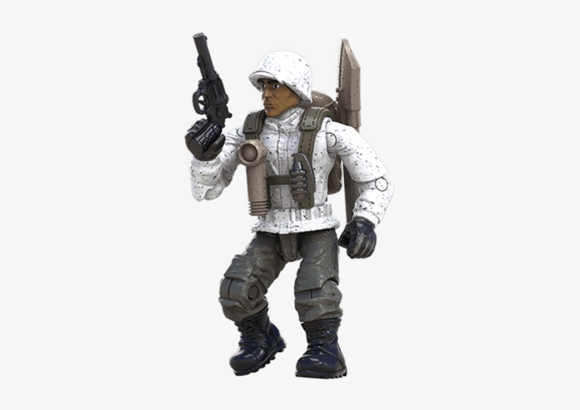 Wwii Winter Soldier - Mega Construx Call Of Duty Piezas, transparent png download
