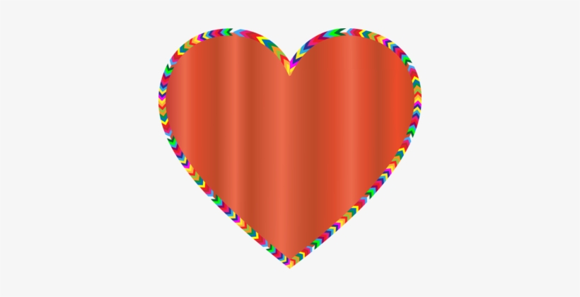 Borders And Frames Rainbow Computer Icons Color Heart - Color Clip Art Borders, transparent png download