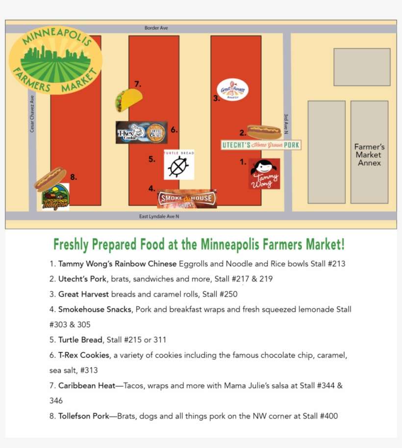 Meet The Food Vendors Of The Minneapolis Farmers Market - Minneapolis, transparent png download