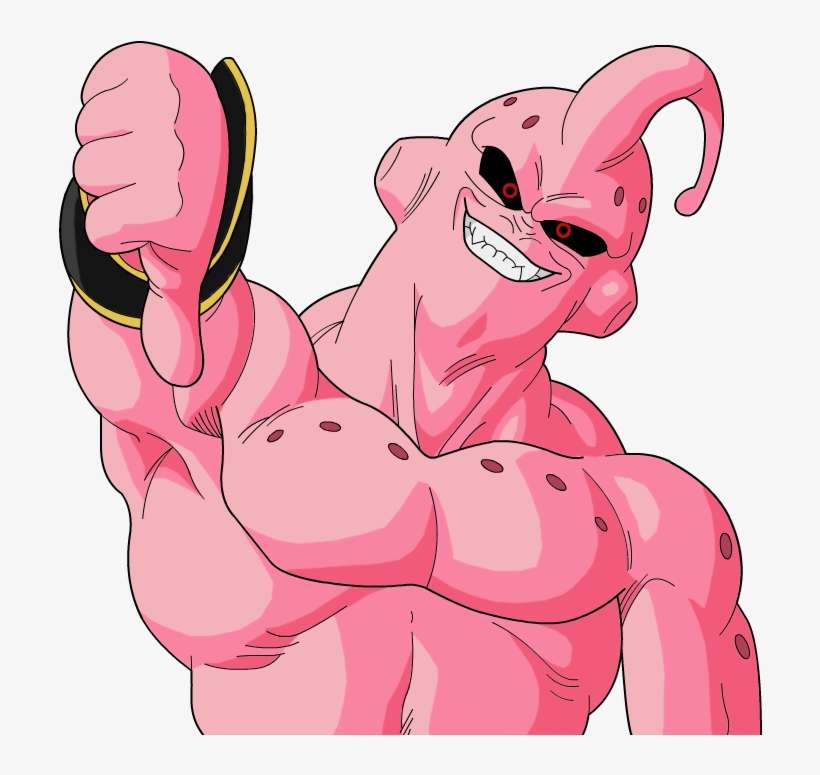 Majin Buu By Mrgekon-d469wjl - Majin Buu Thumbs Down, transparent png download