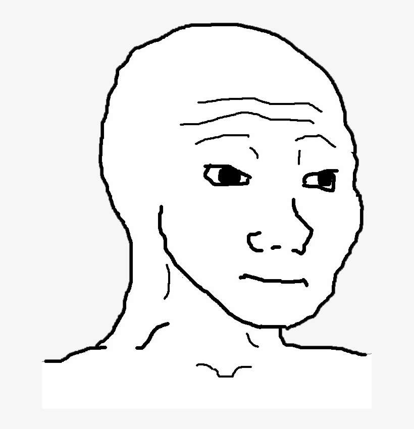 View Samegoogleiqdbsaucenao Feels Fine , - Wojak Smile, transparent png download