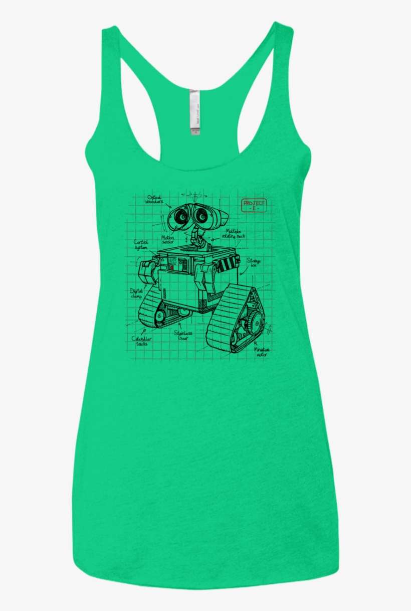 Wall-e Plan Women's Triblend Racerback Tank - Really It's Just My Workout Face, transparent png download