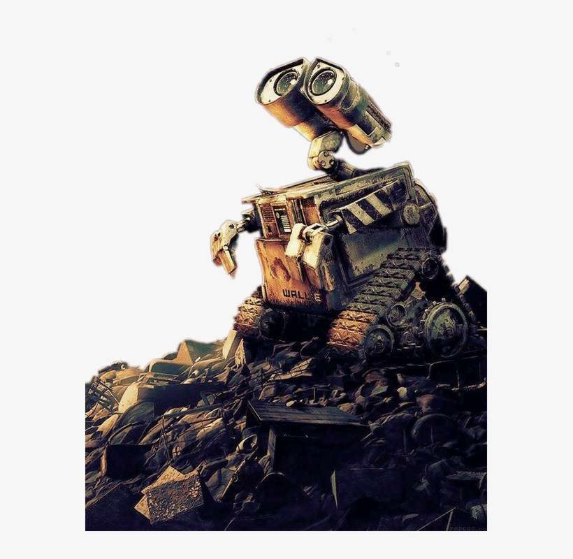 Report Abuse - Wall E Looking At Sky, transparent png download
