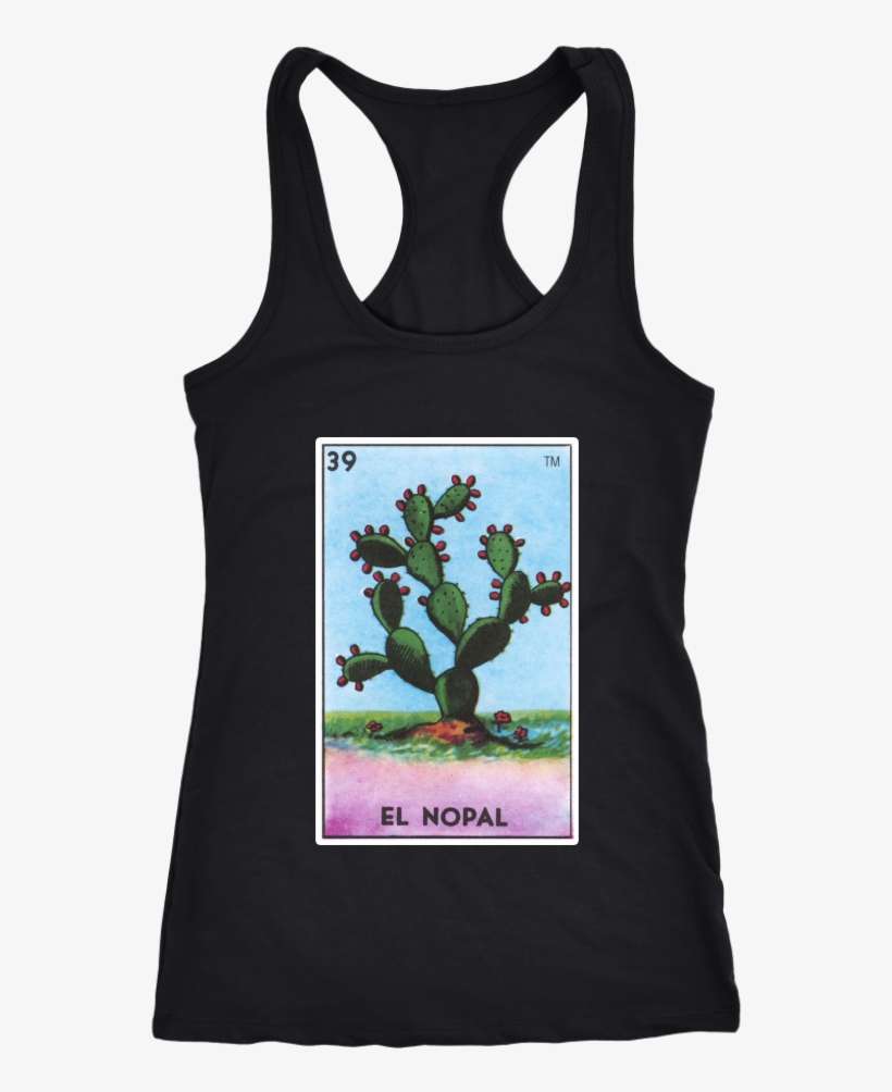 El Nopal Racerback Tank Top - Ebern Designs 'el Nopal Cactus' Graphic Art Print On, transparent png download