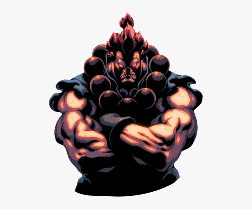 Akuma Front - Street Fighter Akuma Png, transparent png download
