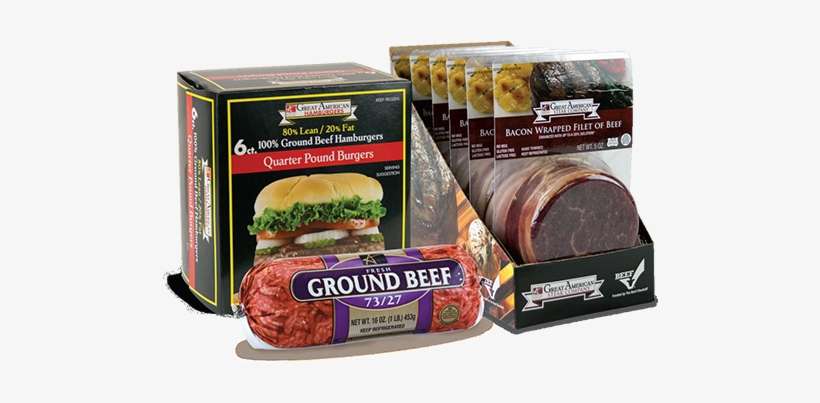 Great American Frozen Beef Products - Beef Products, transparent png download