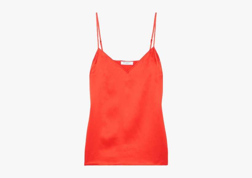 Layla Silk-satin Camisole - Satin, transparent png download