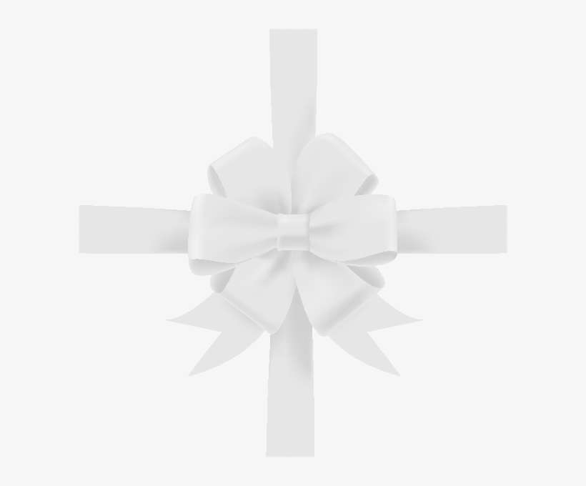 Clipart Resolution 600*600 - White Gift Bow Vector, transparent png download
