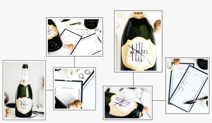 Message Ina Bottle Combo - Champagne, transparent png download