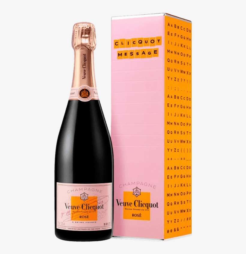 Veuve Clicquot Rose Nv Message Box Gift Boxed - Veuve Clicquot Rose Message, transparent png download