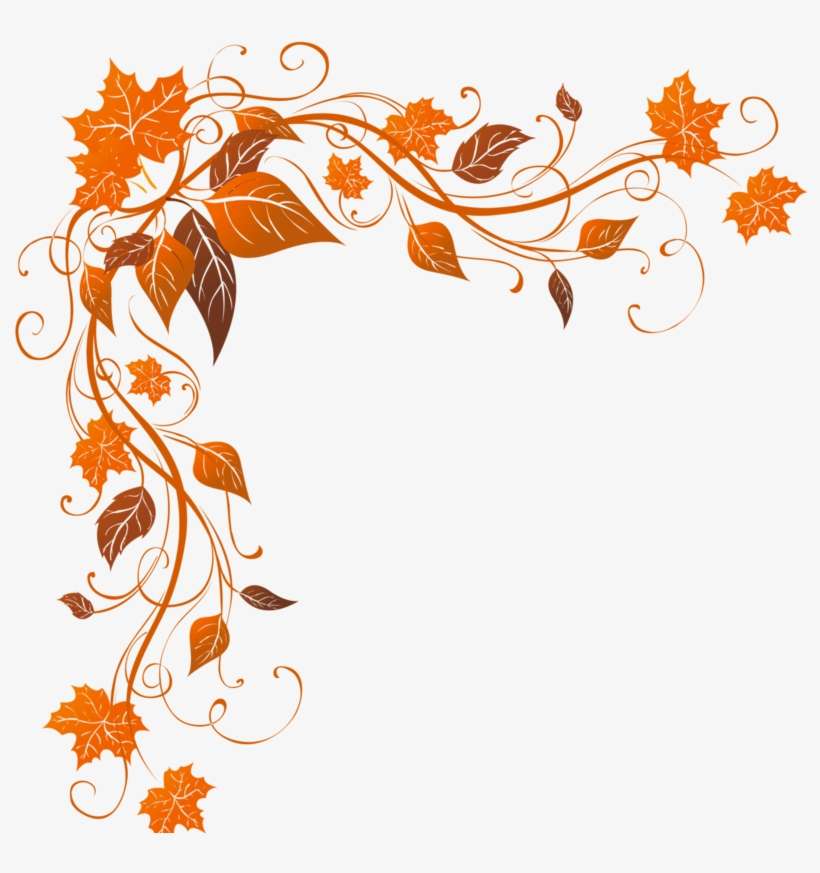 Autumn Decorations, Fall Decor, Fall Clip Art, Clipart Fall Corner