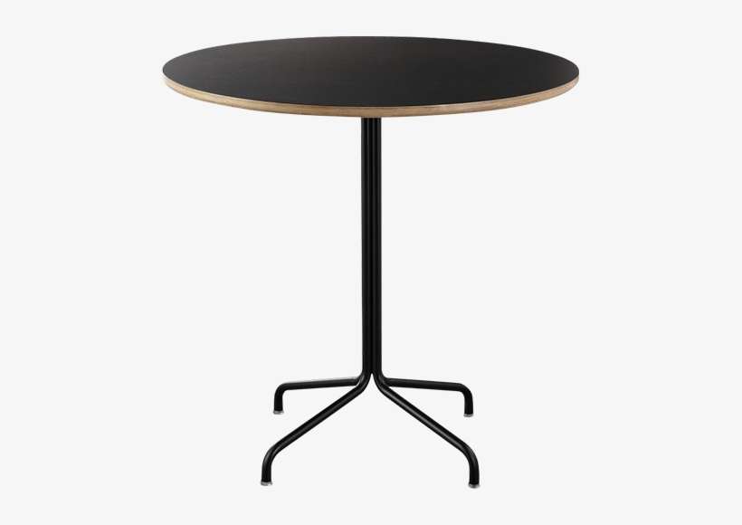 Transit Café - Black Round Cocktail Table, transparent png download