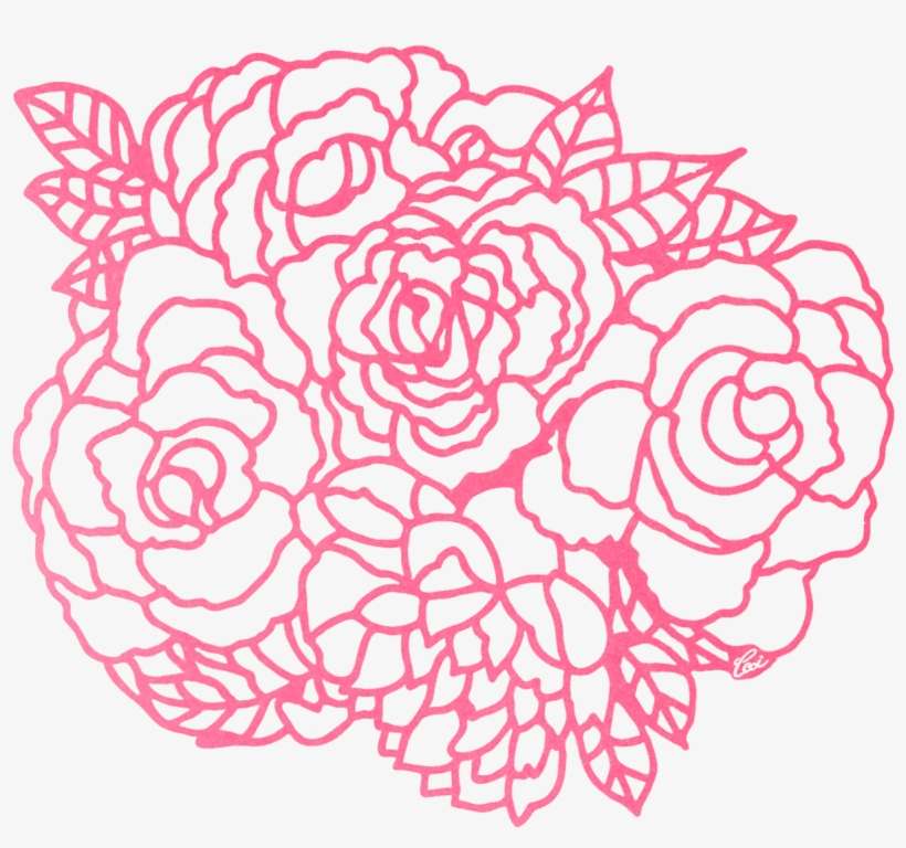Ceci New York - Ceci New York Set Of Eight Peony Placemat - Pink, transparent png download