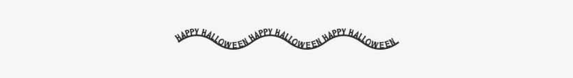 Happy Halloween Border - Line Art, transparent png download