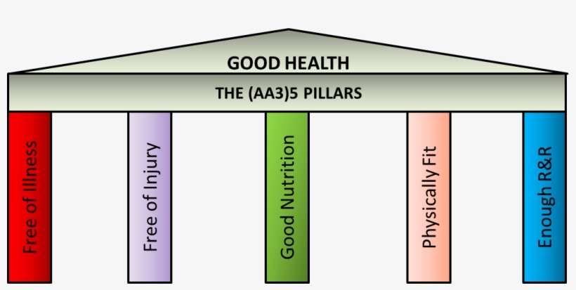 Aa35 Pillars Of Good Health Png Version - Pillars Of Physical Health, transparent png download
