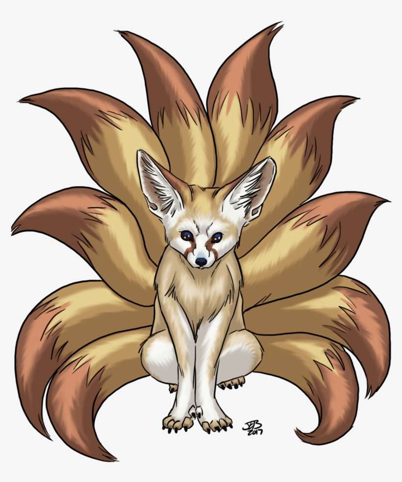 Pin By Darius On Mythology In 2018 - Fennec Fox Kitsune, transparent png download
