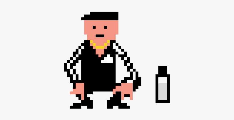 Pixel Slav Squat - Gopnik Squatting Pixel Art, transparent png download