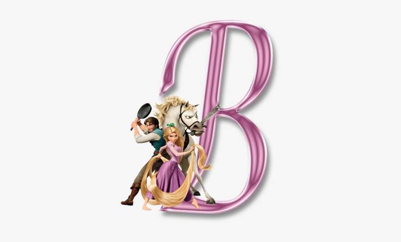 Visite A Galeria De Alfabetos Clicando Aqui Name Letters, - Letra E De Rapunzel, transparent png download