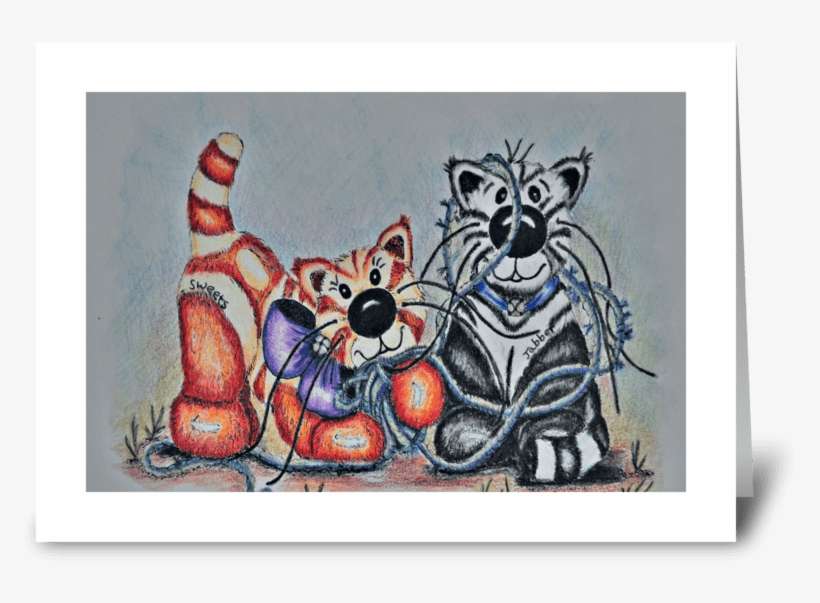 Jabber & Sweets Tangled Greeting Card - Tangled, transparent png download