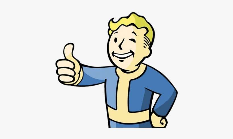 Image - Vault Boy Thumbs Up No Background, transparent png download
