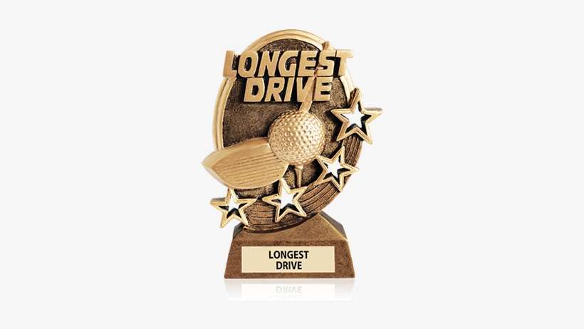 Longest Drive Golf Trophy, transparent png download