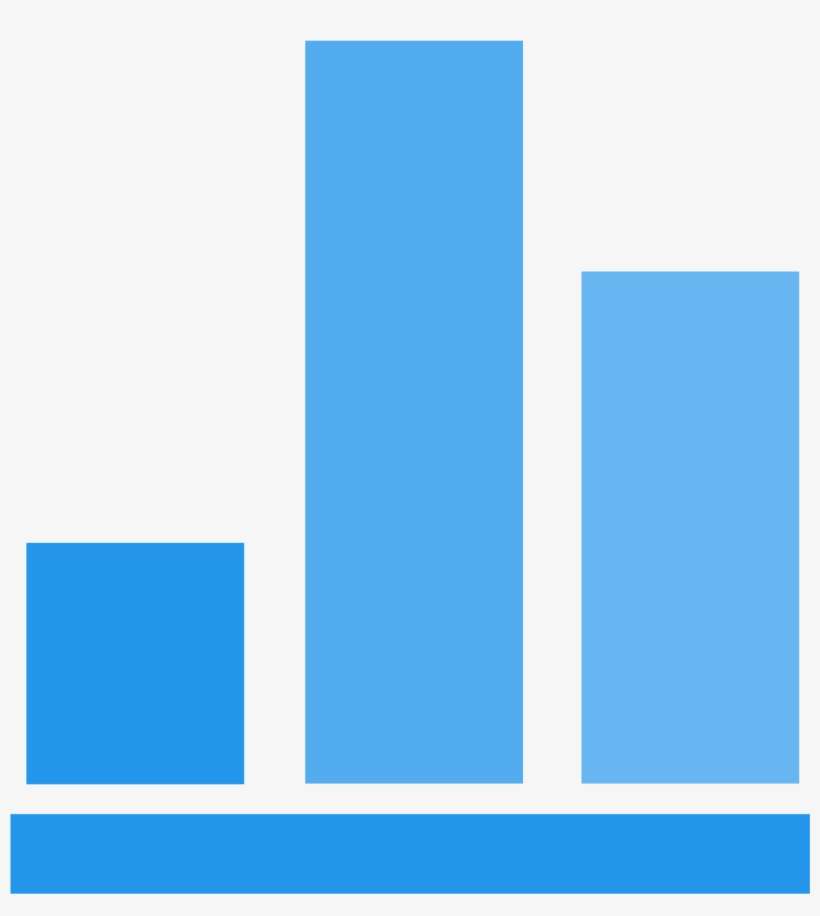 Previous - Stats Icon Blue, transparent png download