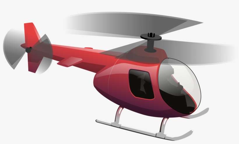 Helicopter Aviation Flight Fly Transportat - Helicopter Png, transparent png download