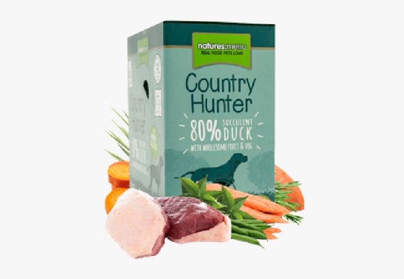 Country Hunter Dog Food Pouch Succulent Duck - Natures:menu Country Duck Hunter Dog Pouch 6x150 Gr, transparent png download