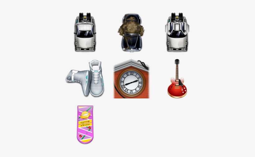 Back To The Future Icon Pack By Yellowicon - Back To Future Icon, transparent png download