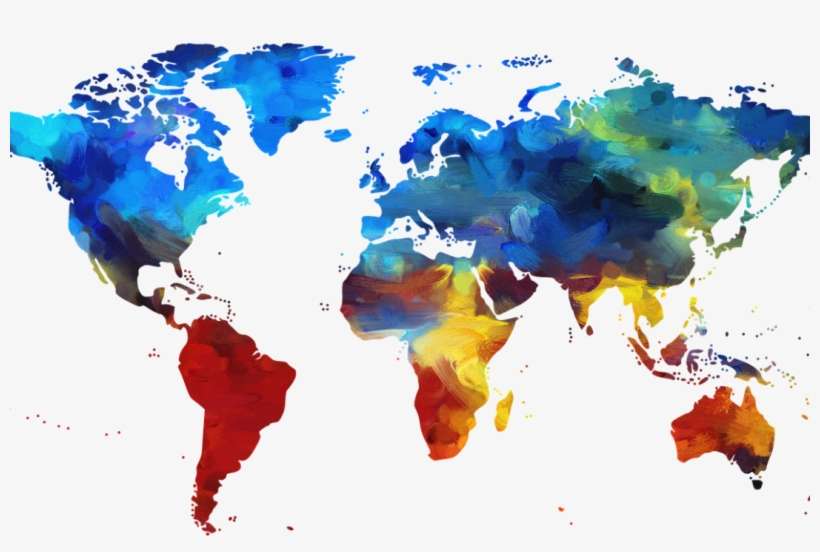 Future Destinations Sub-committee - World Map, transparent png download