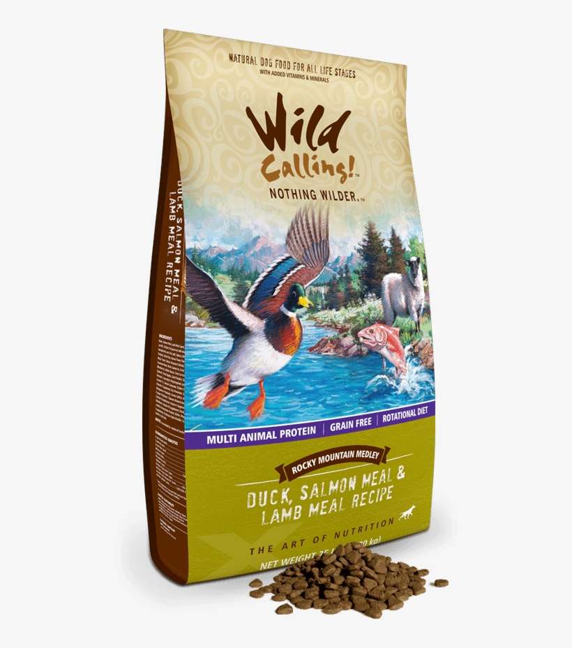 Duck, Salmon Meal & Lamb Meal Recipe - Wild Calling Dog Food, transparent png download