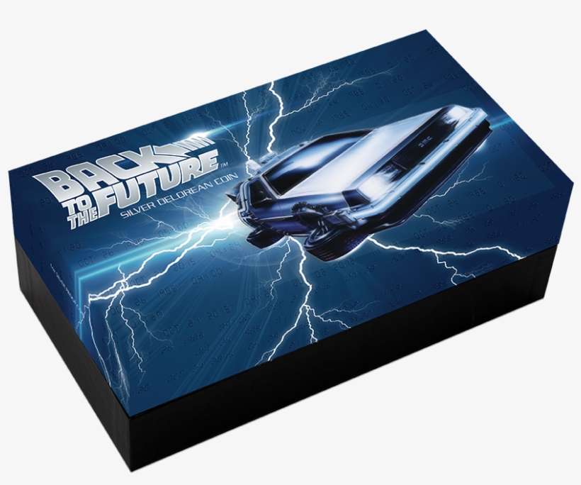 Delorean 1 Oz Silver Coin Back To The Future - Back To The Future Coin, transparent png download