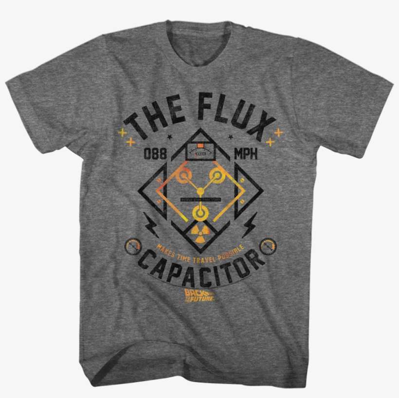 Flux Capacitor Back To The Future T-shirt - Ac Dc T Shirt, transparent png download
