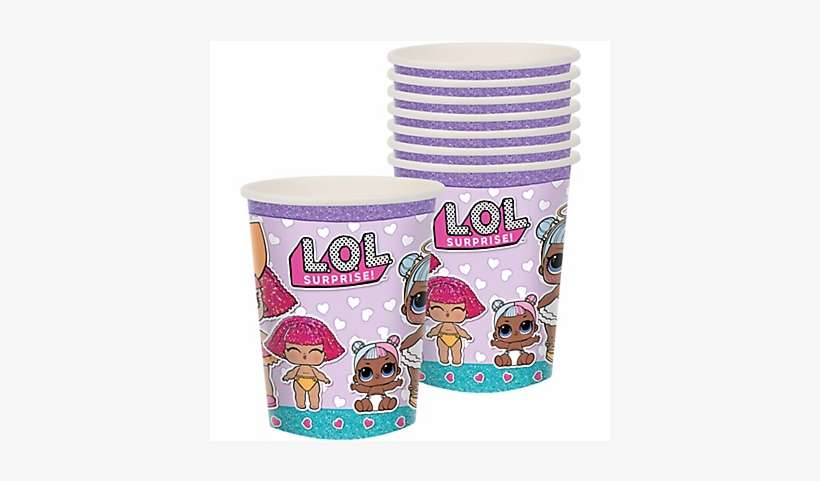 L Surprise Cups - Set Party Lol Plates, transparent png download