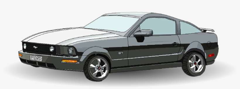 07 Mustang Gt With Transparency - Mustang 1071, transparent png download