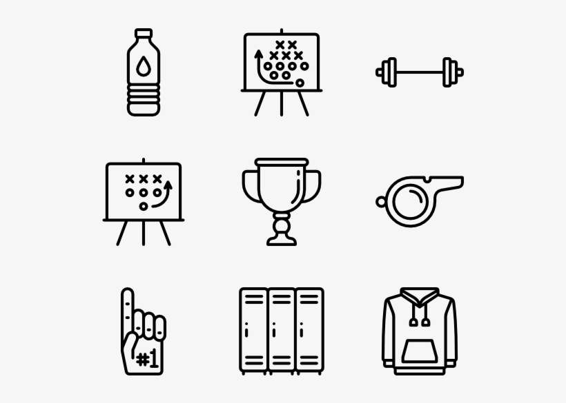 American Football Lineal - Png Free Soccer Icons, transparent png download