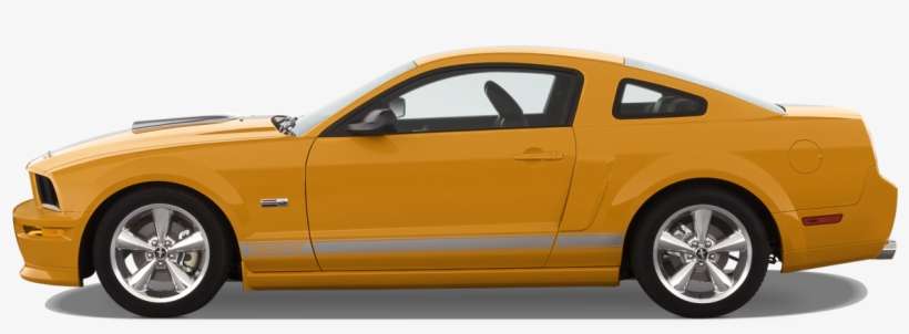 Ford Mustang Png - 2008 Ford Mustang Side, transparent png download