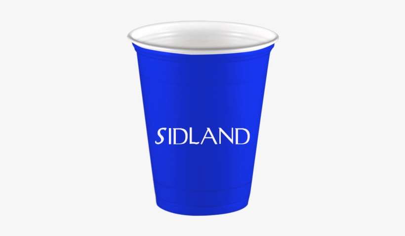 Personalized Blue Solo Cup - Cup, transparent png download