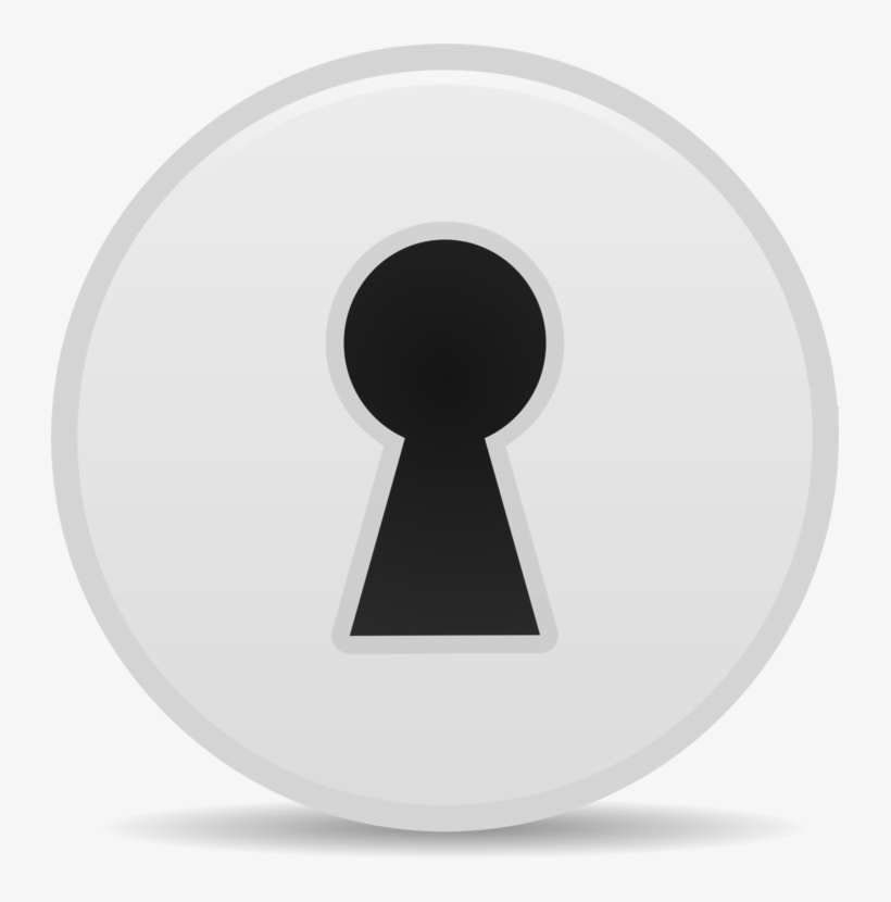 Computer Icons Download Keyhole Symbol - Anahtar Deliği Vektör, transparent png download