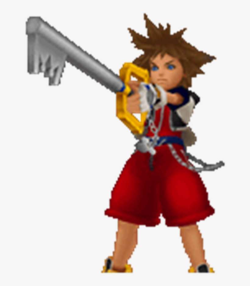 Sora Talk Sprite Khrec - Kingdom Hearts Re:coded - Game, transparent png download