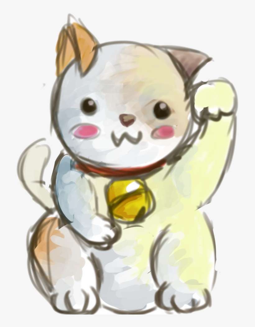 Maneki Neko Png Hd - Neko Png, transparent png download