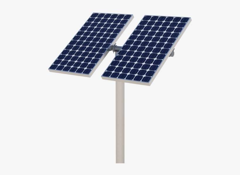 Solar Panel Download Png Image - Solar Panel On Pole, transparent png download