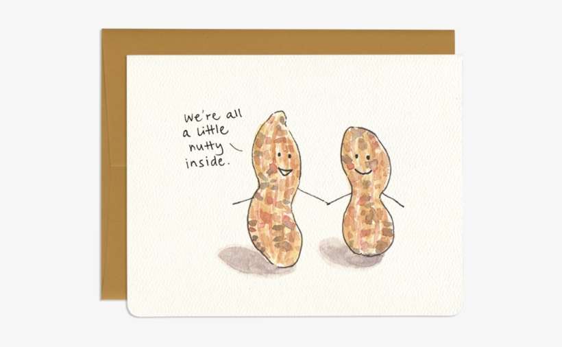 Nutty Foodie Greeting Card - Greeting Card, transparent png download