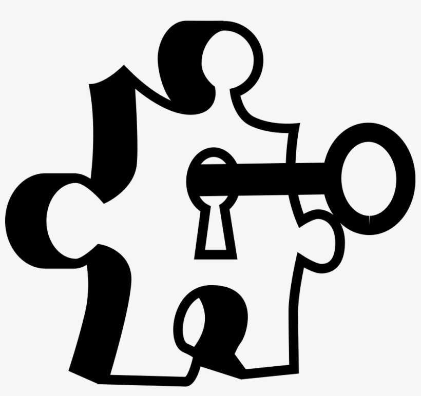 Png File - Puzzle Key Icon, transparent png download