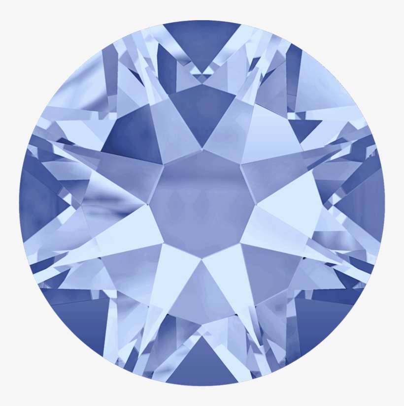 Black And White Library Crystal Transparent Light Blue - Crystal Blue Shade Swarovski, transparent png download