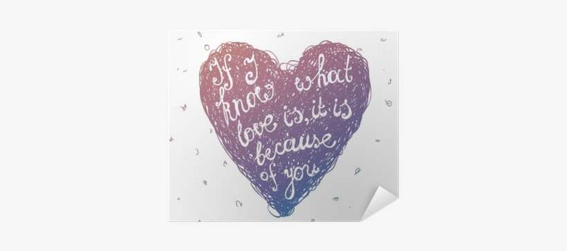 Vector Hand Drawn Love Quote, Lettering In Line Sketch - Blanco Y Negro Frases, transparent png download