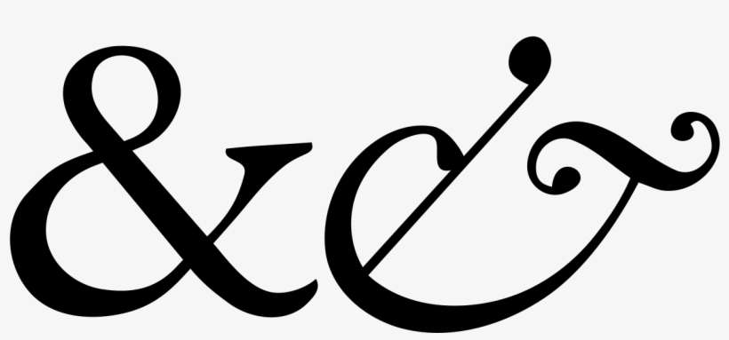 File - Ampersand - Svg - Sign, transparent png download