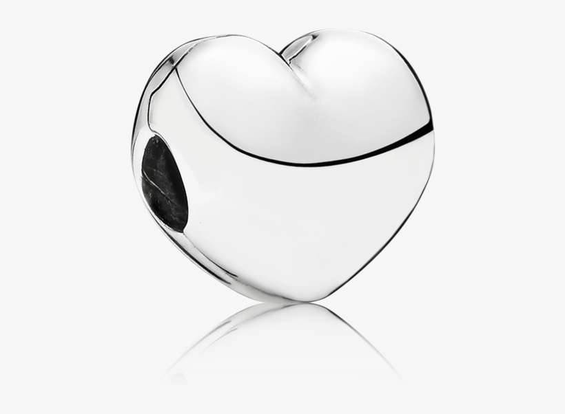 Steady Heart Clip - Silver, transparent png download