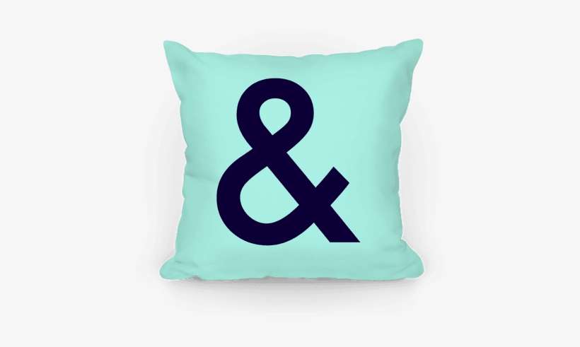 Ampersand Pillow Pillow - Charles And Keith Logo, transparent png download